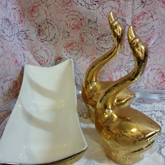 MCM Sebring Porcelain 24k "Weeping Gold" Set - Picture 3 of 8